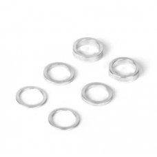 SET OF ALU SHIMS 6.37x8.4MM (0.5MM, 1.0MM, 2.0MM) SET OF ALU SHIMS 6.37x8.4MM (0.5MM, 1.0MM, 2.0MM)