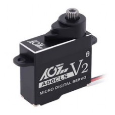 AGF-RC A06CLSV2-K - V2 Micro Coreless Titanium Servo For Mini Scale Cars 0.052sec-3.0kg-cm (Black) AGF-RC A06CLSV2-K - V2 Micro Coreless Titanium Servo For Mini Scale Cars 0.052sec-3.0kg-cm (Black)