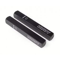 HUDY Chassis Droop Gauge Support Blocks 10,0mm for 1:10 (2)