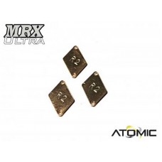 Atomic MXU-UP02 - MXU Chassis Brass Mass R2 (2g, 3 pcs) Atomic MXU-UP02 - MXU Chassis Brass Mass R2 (2g, 3 pcs)