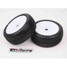 TPRO 1/8 OFFROAD MEGA BLOCK COMPETITION PRE MOUNTED BUGGY TIRE (S) (T3) (2PCS)
