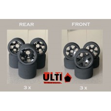 ULTI  X-compound FRONT  HARD  & REAR MEDIUM (BAG WITH 3 PAIR FRONT 3 PAIR REAR WHEELS )