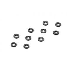 ALU SHIM 3x6x0.5MM - BLACK (10) X303121-K