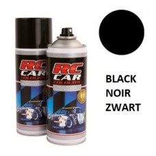  RC Car Colours Lexan Spray 150ml - Pure Black