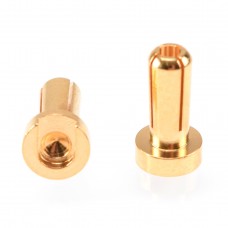 4mm Gold Plug Male 12mm (2pcs) 4mm Gold Plug Male 12mm (2pcs)