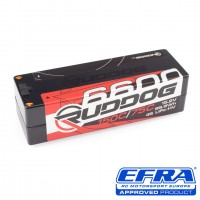 RUDDOG Racing 6600 (99.9Wh) 150C/75C 15.2V LCG 1/8 Pack LiPo-HV Battery RUDDOG Racing 6600 (99.9Wh) 150C/75C 15.2V LCG 1/8 Pack LiPo-HV Battery